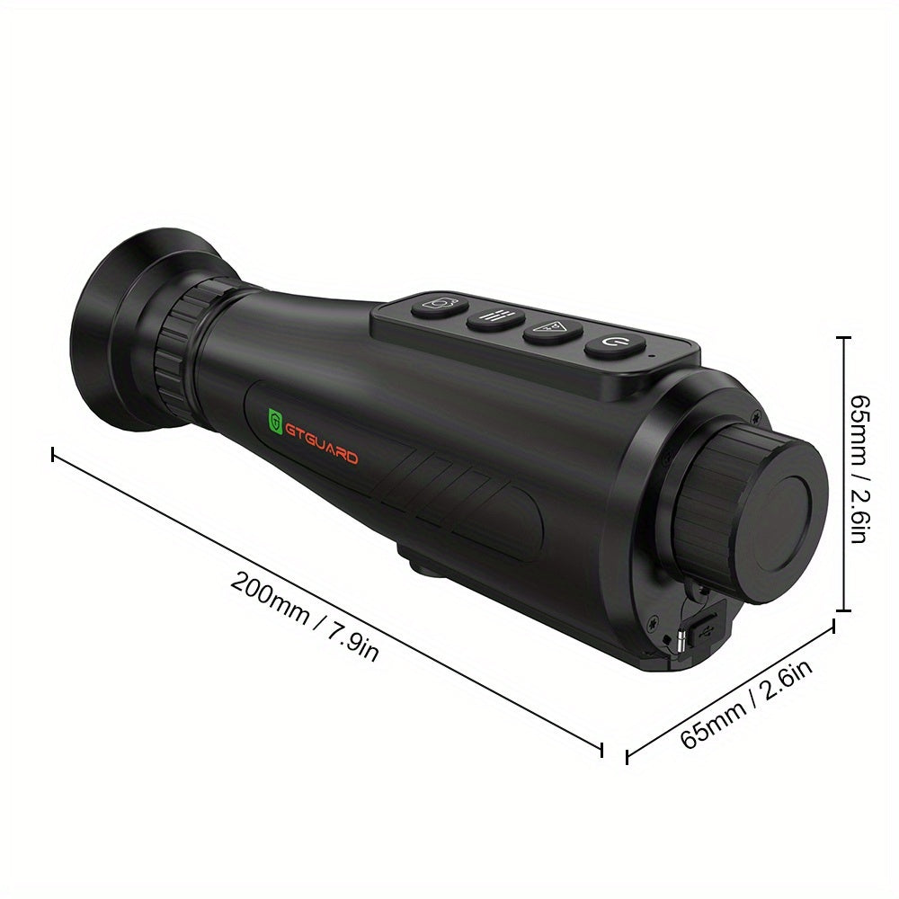 GTGUARD Thermal Monocular 384X288 AI Super-Resolution HD Night Vision