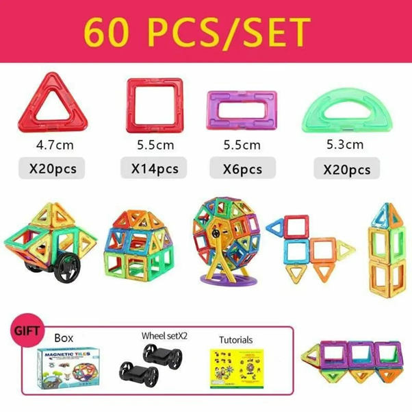 Magnetic Building Blocks Set