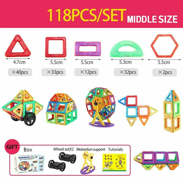 Magnetic Building Blocks Set