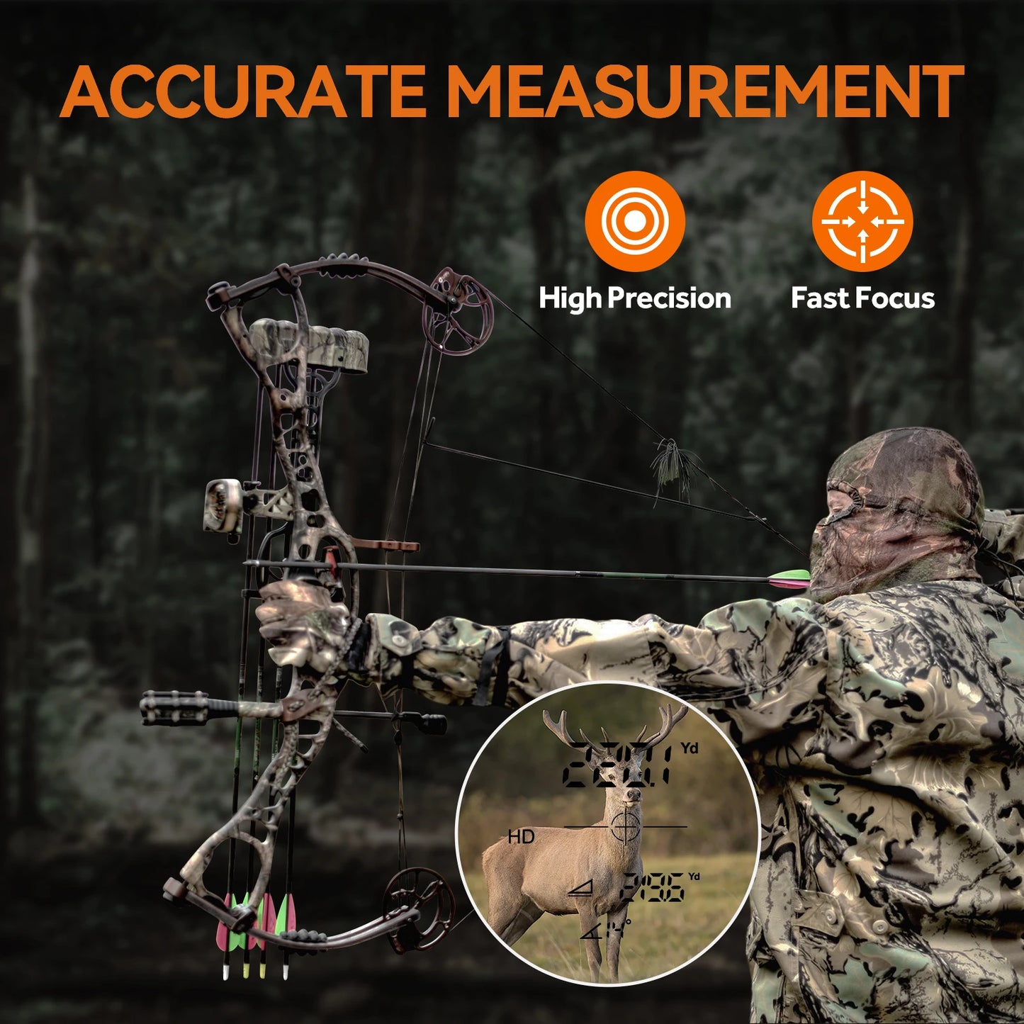 MiLESEEY Acpotel PF2E Hunting Rangefinder