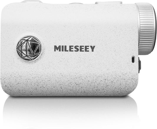 Mileseey PF1 Pocket Golf Rangefinder with Slope on/off, Flag Lock Vibration, Waterproof, 1000 Yards
