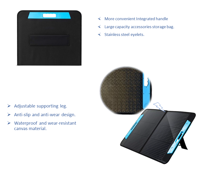 Raygleam Foldable Solar Panels 100W