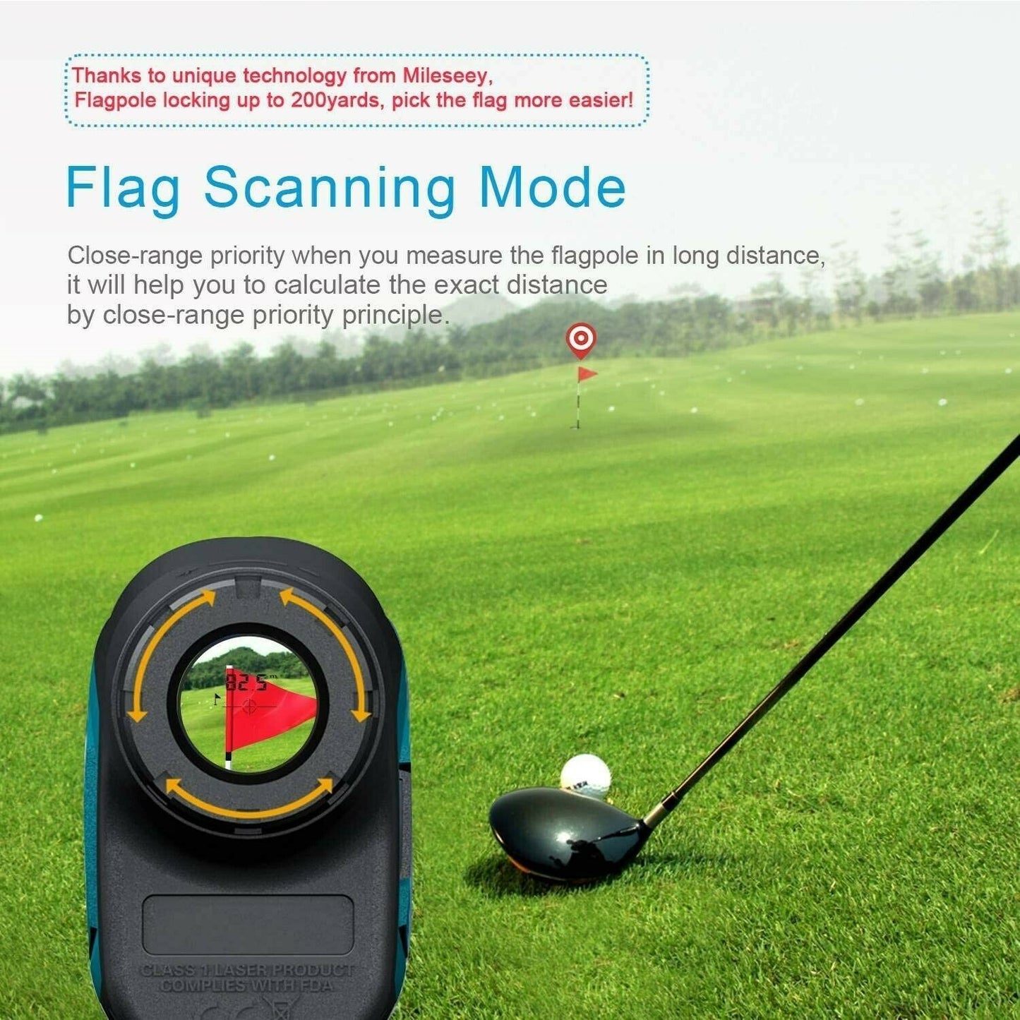 Mileseey PF230 Precision Golf Rangefinder