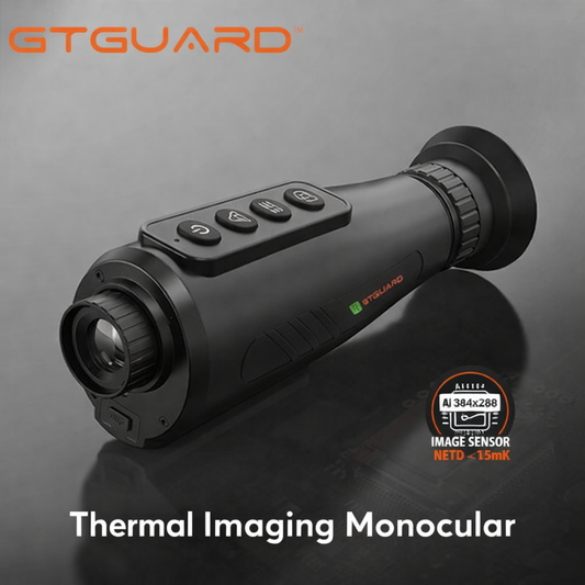 GTGUARD Thermal Monocular 384X288 AI Super-Resolution HD Night Vision