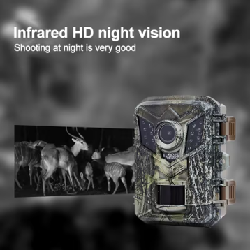HD Trail Camera with Night Vision & 32GB Memory Card