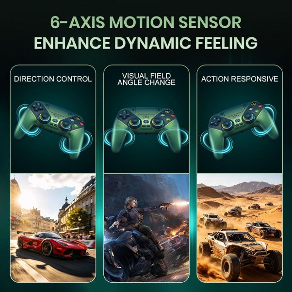 Wireless Controller for PS5/Slim/Pro/PC, Bluetooth Gamepad