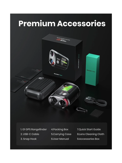 MILESEEY GenePro G1 Touchscreen & GPS Rangefinder