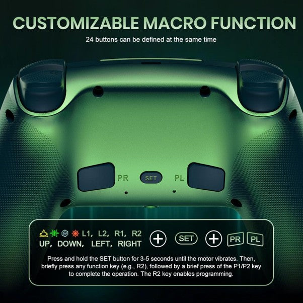 Wireless Controller for PS5/Slim/Pro/PC, Bluetooth Gamepad